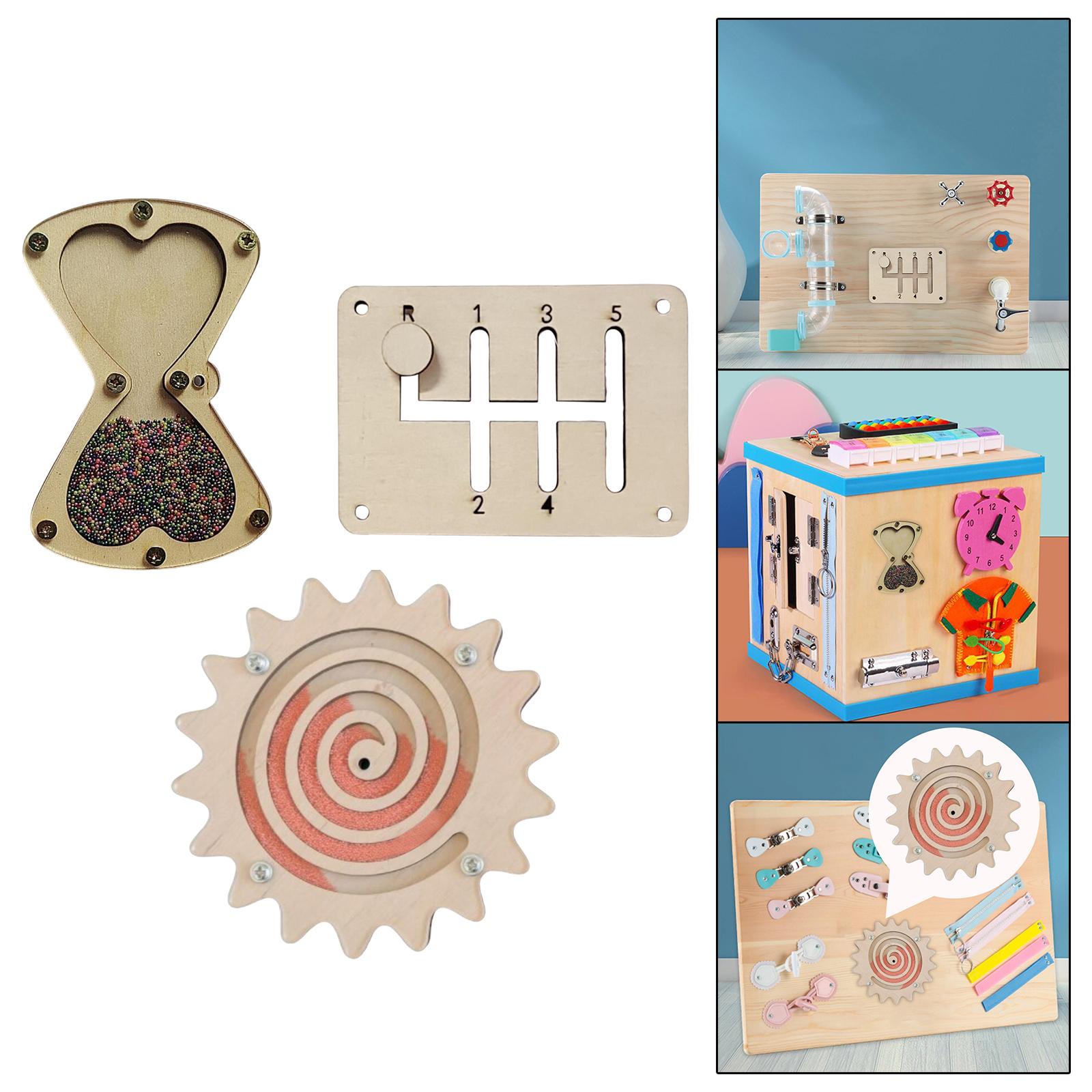 ملحق لوحة مونتيسوري التفاعلية، - مراجعة Montessori Wooden Busy Board Toddler وسعره