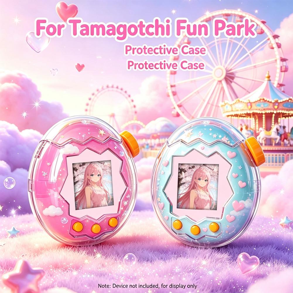 غطاء حماية شفاف من البولي كربو - مراجعة Tamagotchi Electronic Pet Virtual وسعره