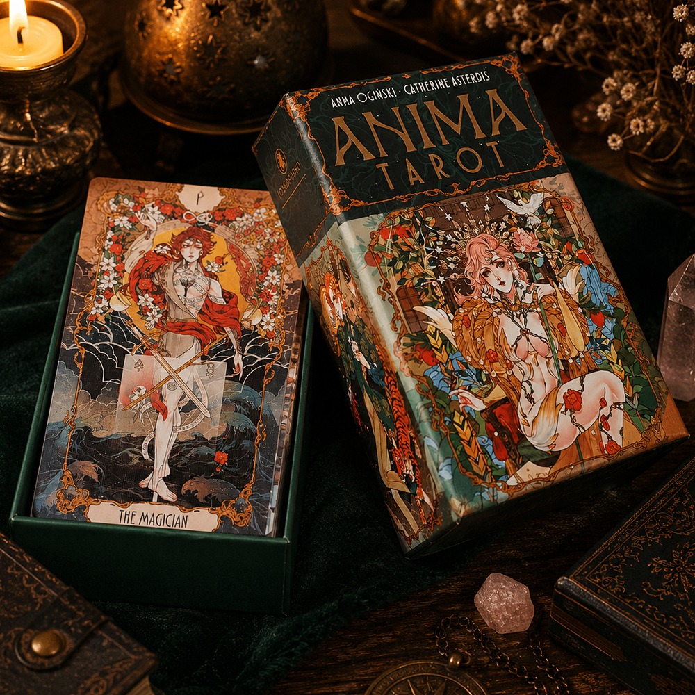 بطاقات تاروت آرت نوفو مزدوجة ا - مراجعة Tarot Cards Deck With Guidebook وسعره