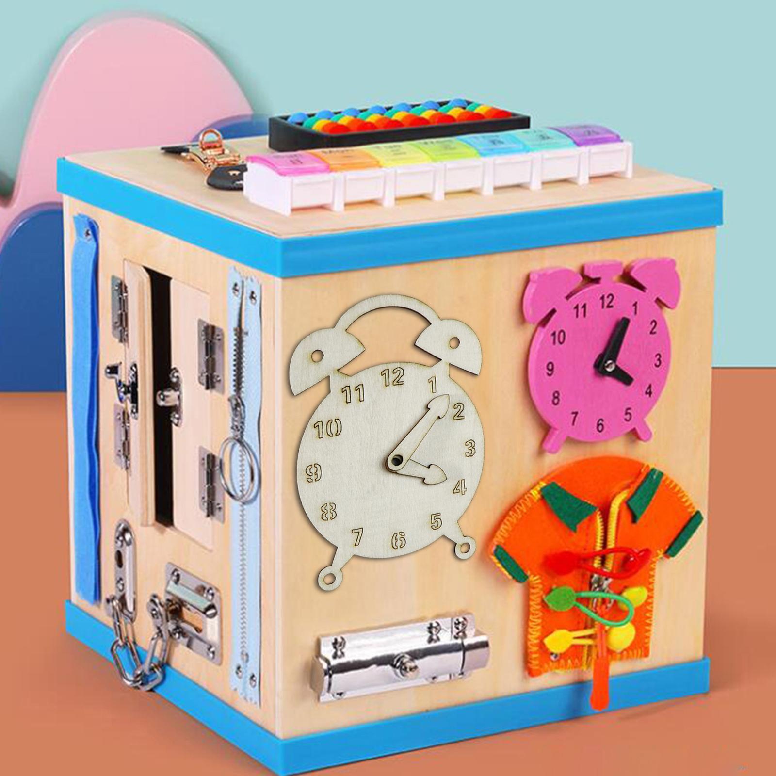 مجموعة ألعاب تعليمية خشبية مون - مراجعة Montessori Wooden Busy Board Toddler وسعره